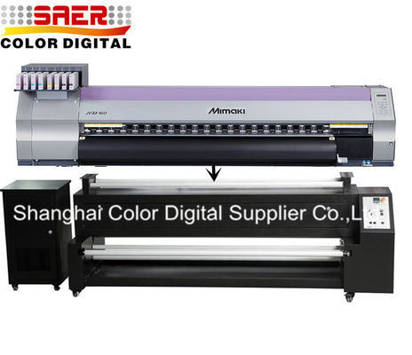 impressora de matéria têxtil de Mimaki do Inkjet de 1.6M Digitas para anunciar a bandeira