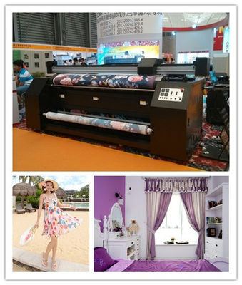 Maquinaria de impressão silenciosa de matéria têxtil da impressora dobro da cabeça de impressão de Epson Dx7