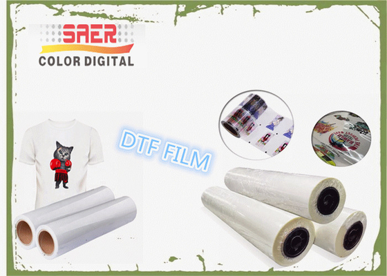 Filme PET de transferência de calor de 100 m Nano materiais para impressão DTF