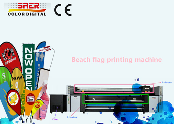 Impressora de sublimação de tintura da tela do poliéster da bandeira da bandeira da máquina de impressão de matéria têxtil da sublimação CSR2200