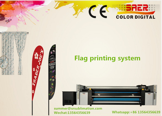 Tela da bandeira de CMYK Digitas/máquina de impressão duplas 1800DPI de matéria têxtil da tintura folhas de cama