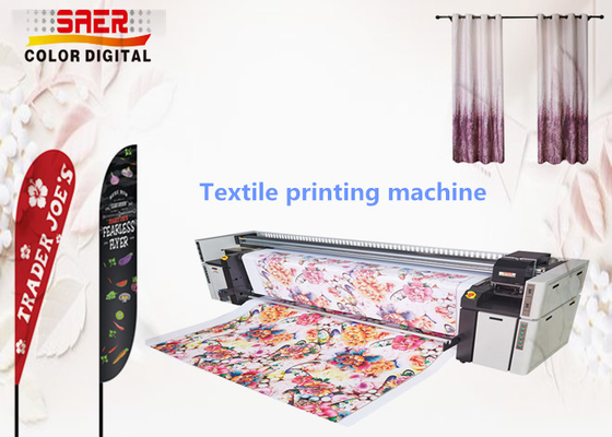 Impressora digital de tecidos CMYK Impressão direta em material têxtil
