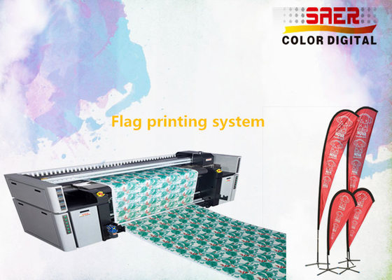 Máquina de impressão digital de tecidos de grande formato com duplo CMYK