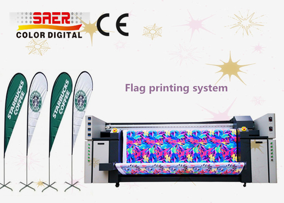 Máquina de Impressão Digital de Têxteis com Sistema de Impressão de Bandeira de Aquecimento / Sublimação
