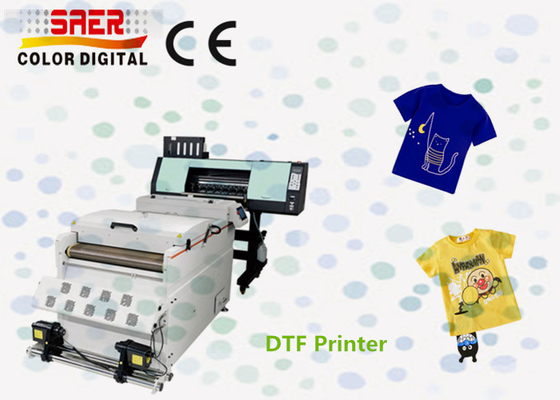 Máquina de impressão digital de camisetas a jato de tinta de 60 cm Impressora DTF de transferência de calor PET Film