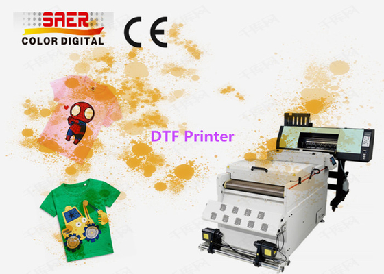 Máquina de impressão digital de camisetas a jato de tinta de 60 cm Impressora DTF de transferência de calor PET Film