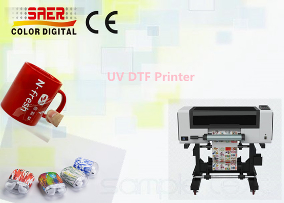 Impressora DTF UV de tamanho A3 Máquina de impressão de logotipo digital para caixa de telefone de vidro