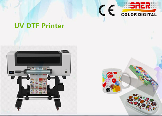 Impressora DTF UV de venda a quente para rolo de rolo de etiqueta / adesivo de cristal