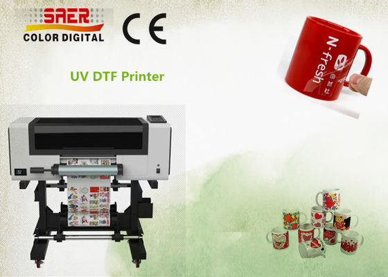 Impressora DTF de alta resolução de adesivos personalizados com tinta UV