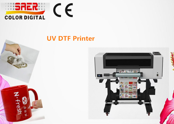 Impressora UV DTF de rolos para rolos de copos, adesivos de embalagem de copos, impressora de impressão para pequenas empresas