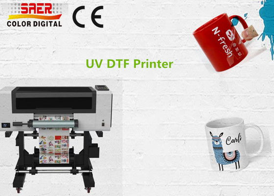 Impressora UV DTF de rolos para rolos de copos, adesivos de embalagem de copos, impressora de impressão para pequenas empresas
