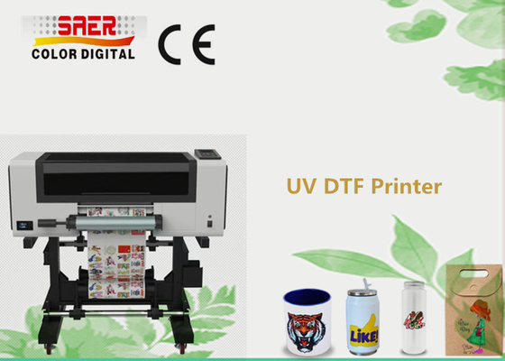 Impressora DTF UV OEM com adesivo laminador de etiqueta máquina de impressão de copos para pequena ideia de negócios domésticos