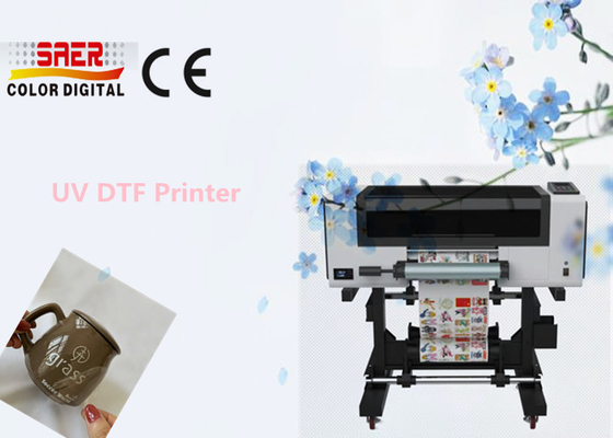 Impressora DTF UV OEM com adesivo laminador de etiqueta máquina de impressão de copos para pequena ideia de negócios domésticos