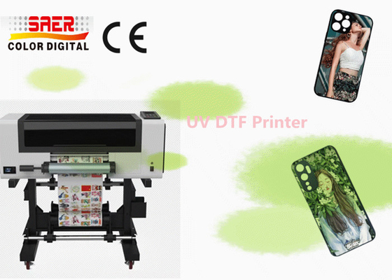 Impressora DTF A3 UV com Verniz, Caixa de Telefone, Vidro, Fota de cilindro Impressora de Cartão de Identificação Impressora de Autocolantes UV