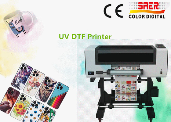 Impressora DTF A3 UV com Verniz, Caixa de Telefone, Vidro, Fota de cilindro Impressora de Cartão de Identificação Impressora de Autocolantes UV