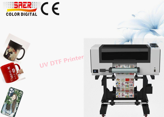 Máquina de fabricação de adesivos UV DTF 30cm impressora UV de adesivos de cristal com software ONYX