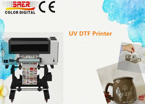 Máquina de fabricação de adesivos UV DTF 30cm impressora UV de adesivos de cristal com software ONYX