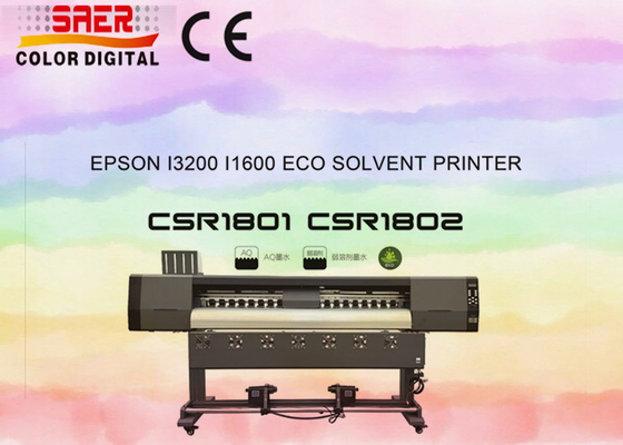 Impressora de vinil digital de alta velocidade de 1,8 m Eco Solvent Inkjet Plotter Impressora de jato de tinta dupla cabeça