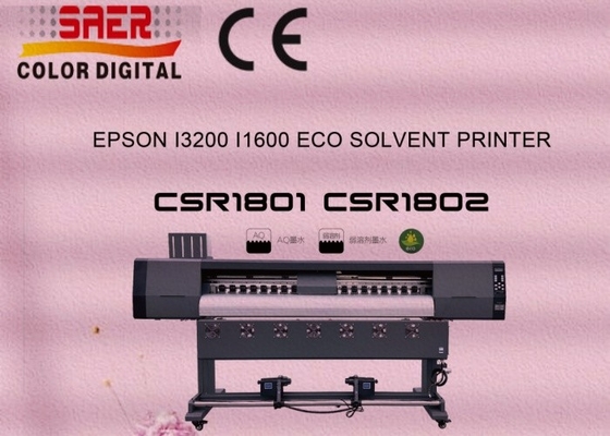 SAER Eco Solvent Printer 1.8m Cabeça de impressão de alta resolução Eco Solvent Plotter