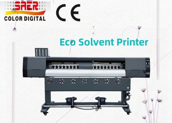 SAER Eco Solvent Printer 1.8m Cabeça de impressão de alta resolução Eco Solvent Plotter