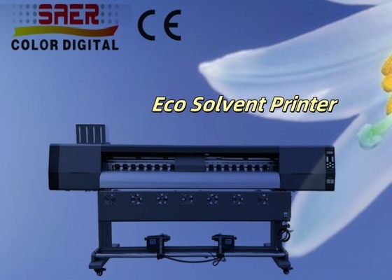 Anúncio de grande formato no exterior e banners interiores autocolante Eco Solvent Machine