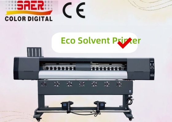 Banner Plotter Impressora de solventes ecológicos de grande formato para impressão de papel de parede Folhas de PVC Autocolantes Folhas de luz