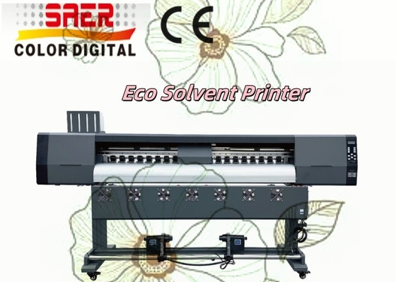 Máquina de impressão de adesivos de vinil Eco Solvent Plotter e Digital Inkjet Label Eco Solvent Printer