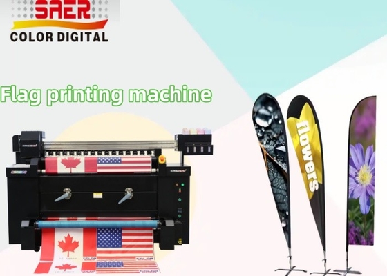 A máquina de impressão de bandeira de sublimação de jato de tinta grande