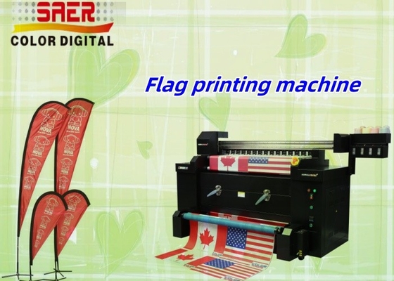 Impressão digital Impressora de pequeno porte Banderas Bandeiras / 1.2m Sistema de impressão de bandeira