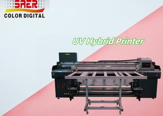 Venda de fábrica Impressora UV híbrida automática de piso plano e rolando para rolando