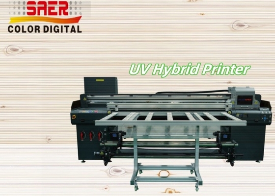 Impressoras UV Híbridas Profissionais Roll To Roll & Flatbed UV Printer