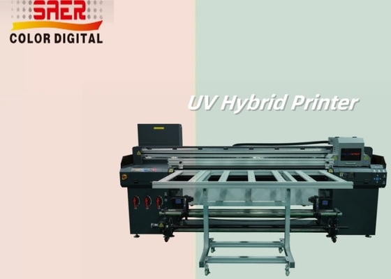 Impressoras UV Híbridas Profissionais Roll To Roll & Flatbed UV Printer
