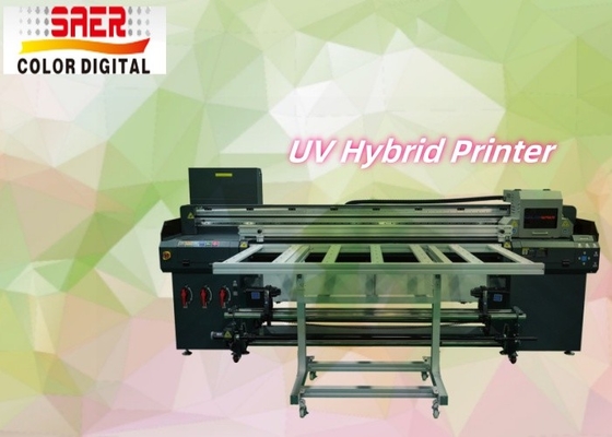 SAER Super Descontos de Grande Formato Roll to Roll & Flatbed UV Impressora Híbrida