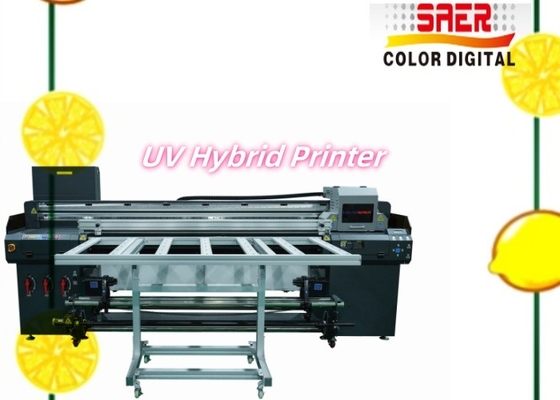 Impressora Multicolor de Impressão Digital Plotter Roll To Roll e Flatbed UV Inkjet Printer