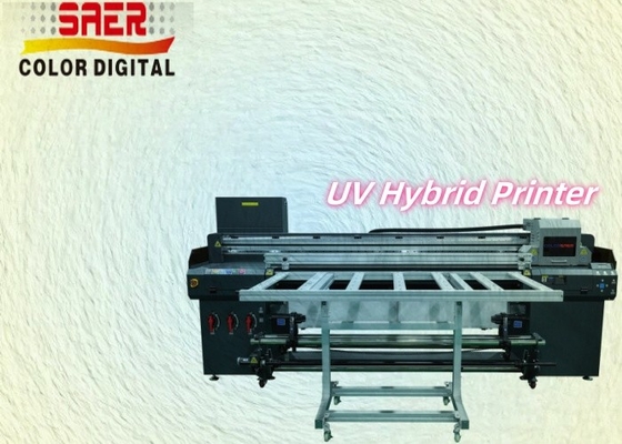 Impressora Multicolor de Impressão Digital Plotter Roll To Roll e Flatbed UV Inkjet Printer