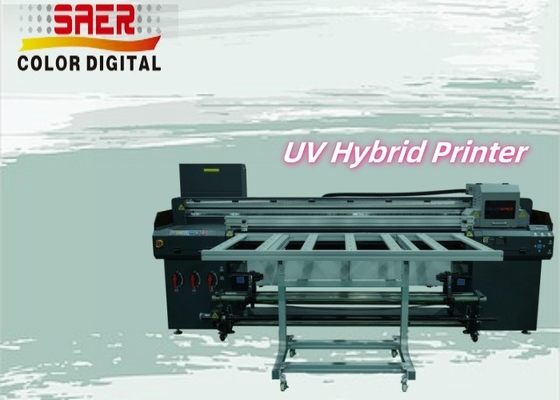 Impressora UV de papel para papel e de tela plana CMYK Máquina de impressão UV de verniz branco