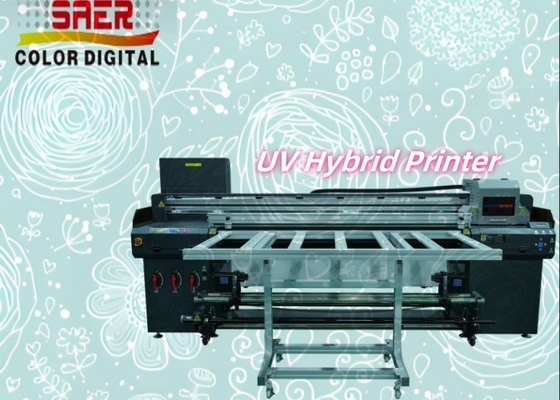 Fábrica de fornecimento direto de alta velocidade UV Flatbed e Roll para rolando Impressora híbrida