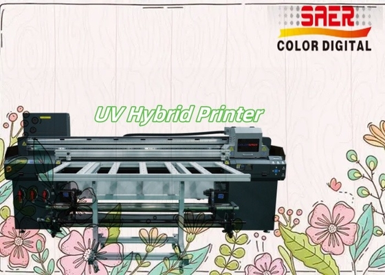 Fábrica de fornecimento direto de alta velocidade UV Flatbed e Roll para rolando Impressora híbrida