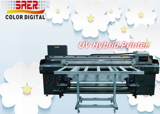 Impressora UV Digital Automática de Rolo a Rolo e Máquina de Impressão UV Híbrida Flatbed