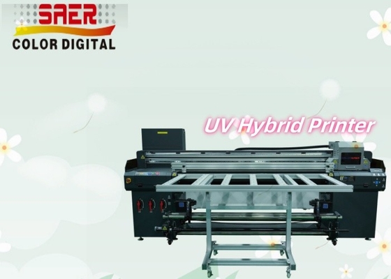 SAER Máquina de Impressão UV de Venda Quente Flatbed Hybrid UV Roll to Roll And Flatbed Printer