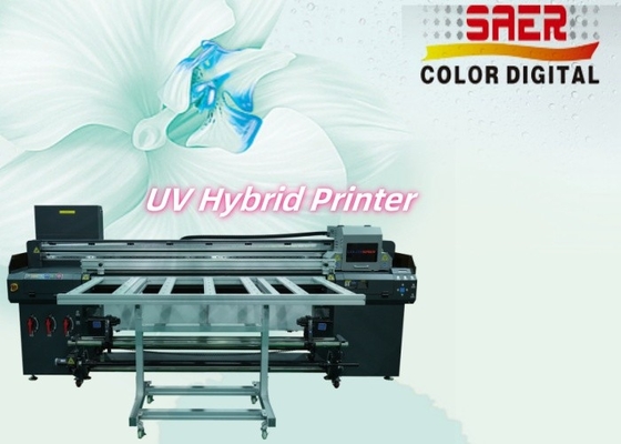 Impressora UV híbrida de papel para papel e de tela plana