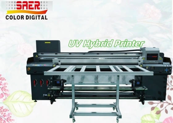 SAER UV Plotter High Resolution Printhead Wide Format Roll to Roll e Flatbed UV Hybrid Printer
