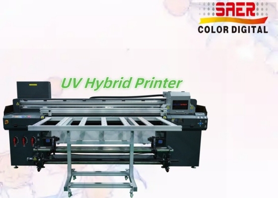 Máquina de impressão UV híbrida de 1.8m de alta qualidade para publicidade