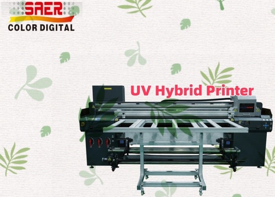 Máquina de impressão UV híbrida de 1.8m de alta qualidade para publicidade