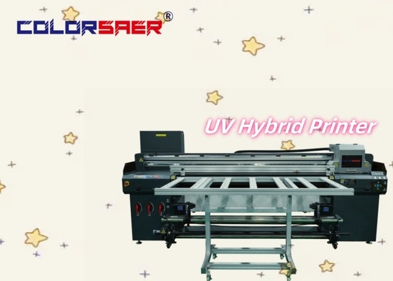 Impressora de jato de tinta híbrida UV digital automática