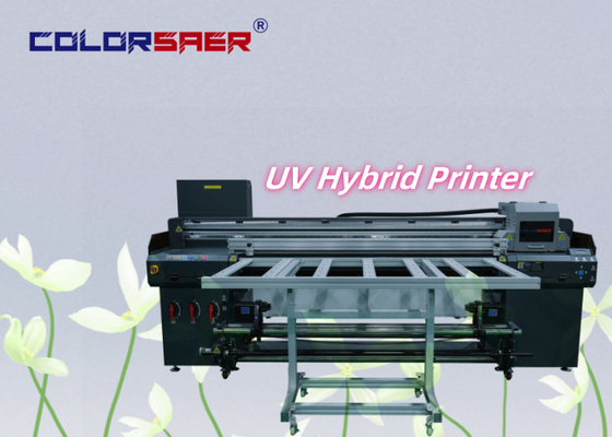 Impressora de Impressão Digital Plotter UV Hybrid PVC Banner Large Format Inkjet Impressora de Large Format