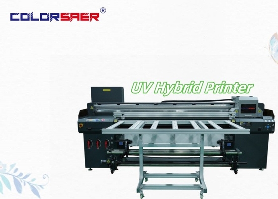 China Fábrica de vendas diretas 1800MM Impressora híbrida digital de jato de tinta