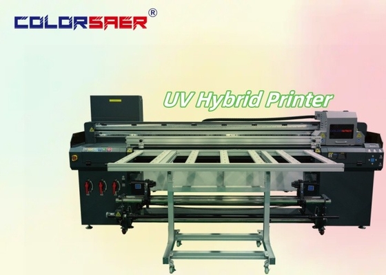 SAER UV UV Hybrid Digital Printing Plotter Flatbast e Roll para rolar