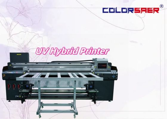 Impressora híbrida UV multifunção de formato largo de alta capacidade