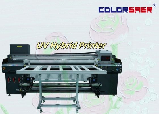 Impressora de jato de tinta UV colorida SAER de formato largo de 6 pés